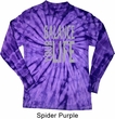 Mens Yoga Shirt Balance Your Life Long Sleeve Tie Dye Tee T-shirt