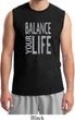 Mens Yoga Shirt Balance Your Life Muscle Tee T-Shirt