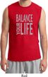 Mens Yoga Shirt Balance Your Life Muscle Tee T-Shirt