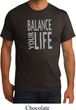 Mens Yoga Shirt Balance Your Life Organic Tee T-Shirt