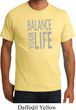 Mens Yoga Shirt Balance Your Life Organic Tee T-Shirt