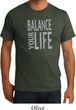 Mens Yoga Shirt Balance Your Life Organic Tee T-Shirt