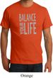 Mens Yoga Shirt Balance Your Life Organic Tee T-Shirt