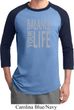 Mens Yoga Shirt Balance Your Life Raglan Tee T-Shirt
