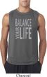 Mens Yoga Shirt Balance Your Life Sleeveless Tee T-Shirt