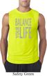 Mens Yoga Shirt Balance Your Life Sleeveless Tee T-Shirt