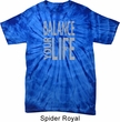 Mens Yoga Shirt Balance Your Life Spider Tie Dye Tee T-shirt