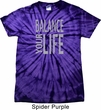Mens Yoga Shirt Balance Your Life Spider Tie Dye Tee T-shirt