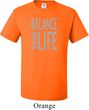 Mens Yoga Shirt Balance Your Life Tall Tee T-Shirt