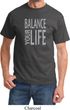 Mens Yoga Shirt Balance Your Life Tee T-Shirt