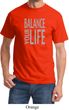 Mens Yoga Shirt Balance Your Life Tee T-Shirt