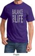 Mens Yoga Shirt Balance Your Life Tee T-Shirt