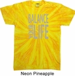 Mens Yoga Shirt Balance Your Life Twist Tie Dye Tee T-shirt