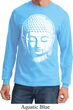 Mens Yoga Shirt Big Buddha Head Long Sleeve Tee T-Shirt