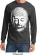 Mens Yoga Shirt Big Buddha Head Long Sleeve Tee T-Shirt