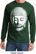 Mens Yoga Shirt Big Buddha Head Long Sleeve Tee T-Shirt