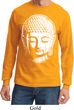 Mens Yoga Shirt Big Buddha Head Long Sleeve Tee T-Shirt
