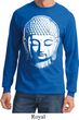 Mens Yoga Shirt Big Buddha Head Long Sleeve Tee T-Shirt