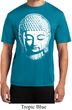 Mens Yoga Shirt Big Buddha Head Moisture Wicking Tee T-Shirt