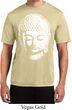 Mens Yoga Shirt Big Buddha Head Moisture Wicking Tee T-Shirt