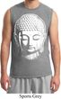 Mens Yoga Shirt Big Buddha Head Muscle Tee T-Shirt