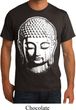 Mens Yoga Shirt Big Buddha Head Organic Tee T-Shirt