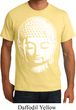 Mens Yoga Shirt Big Buddha Head Organic Tee T-Shirt