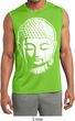 Mens Yoga Shirt Big Buddha Head Sleeveless Moisture Wicking Tee
