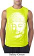 Mens Yoga Shirt Big Buddha Head Sleeveless Tee T-Shirt