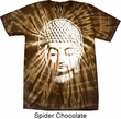 Mens Yoga Shirt Big Buddha Head Spider Tie Dye Tee T-shirt