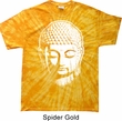 Mens Yoga Shirt Big Buddha Head Spider Tie Dye Tee T-shirt