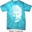 Mens Yoga Shirt Big Buddha Head Spider Tie Dye Tee T-shirt