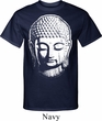 Mens Yoga Shirt Big Buddha Head Tall Tee T-Shirt