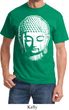 Mens Yoga Shirt Big Buddha Head Tee T-Shirt