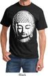 Mens Yoga Shirt Big Buddha Head Tee T-Shirt