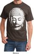 Mens Yoga Shirt Big Buddha Head Tee T-Shirt