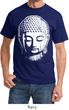Mens Yoga Shirt Big Buddha Head Tee T-Shirt