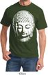 Mens Yoga Shirt Big Buddha Head Tee T-Shirt