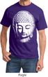 Mens Yoga Shirt Big Buddha Head Tee T-Shirt