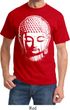 Mens Yoga Shirt Big Buddha Head Tee T-Shirt