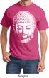 Mens Yoga Shirt Big Buddha Head Tee T-Shirt