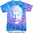 Mens Yoga Shirt Big Buddha Head Tie Dye Tee T-shirt
