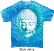 Mens Yoga Shirt Big Buddha Head Tie Dye Tee T-shirt