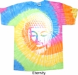 Mens Yoga Shirt Big Buddha Head Tie Dye Tee T-shirt