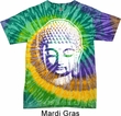 Mens Yoga Shirt Big Buddha Head Tie Dye Tee T-shirt