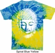 Mens Yoga Shirt Big Buddha Head Tie Dye Tee T-shirt