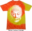 Mens Yoga Shirt Big Buddha Head Tie Dye Tee T-shirt