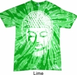 Mens Yoga Shirt Big Buddha Head Twist Tie Dye Tee T-shirt