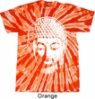 Mens Yoga Shirt Big Buddha Head Twist Tie Dye Tee T-shirt