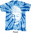 Mens Yoga Shirt Big Buddha Head Twist Tie Dye Tee T-shirt